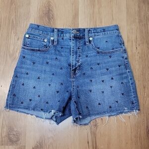 Madewell Heart High-rise Shorts
